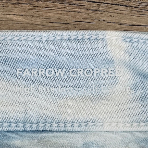 DL1961 Farrow Crop High Rise Skyway Tie Dye Instasculpt Skinny Jeans Size 26 - Picture 11 of 15